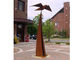 Out Door Garden Art Sculpture Corten Steel Decorative Square Long Life